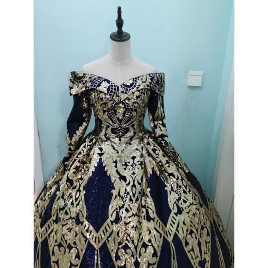 Muslim Dress Luxury Sequin Party Dress Vintage Prom Dress Classic Quinceanera Dress Robe De Bal Vestidos Customize Style Muslim Dress Luxury Sequin Party Dress Vintage Prom Dress Classic Quinceanera Dress Robe De Bal Vestidos Customize Style