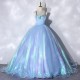 Fluorescent Blue Quinceanera Dresses 2021 Party Dress Classic Sweetheart Prom Dress Luxury Ball Gown Robe De Bal Vestidos Fluorescent Blue Quinceanera Dresses 2021 Party Dress Classic Sweetheart Prom Dress Luxury Ball Gown Robe De Bal Vestidos