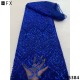 HFX Royal Blue Luxury Beaded Sequin Lace Fabric 2021 Embroidered Nigerian French Tulle Lace Fabric With Sequins Wedding F5384 HFX Royal Blue Luxury Beaded Sequin Lace Fabric 2021 Embroidered Nigerian French Tulle Lace Fabric With Sequins Wedding F5384