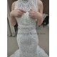 Cut Out Lace Mermaid Wedding Gown Hollow Plus Size Bodycon 2020 Crew Neck Sleeveless Sweep Train Bridal Dress Cut Out Lace Mermaid Wedding Gown Hollow Plus Size Bodycon 2020 Crew Neck Sleeveless Sweep Train Bridal Dress