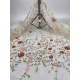 fashionable tulle embroidery french net lace fabric Cyndi-61.6820 with beads for party dress fashionable tulle embroidery french net lace fabric Cyndi-61.6820 with beads for party dress
