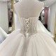 Julia Kui 100% Real Photo Strapless Ball Gown Wedding Dresses 2021 With Rhinestones And Pearls Tulle Skirt Julia Kui 100% Real Photo Strapless Ball Gown Wedding Dresses 2021 With Rhinestones And Pearls Tulle Skirt