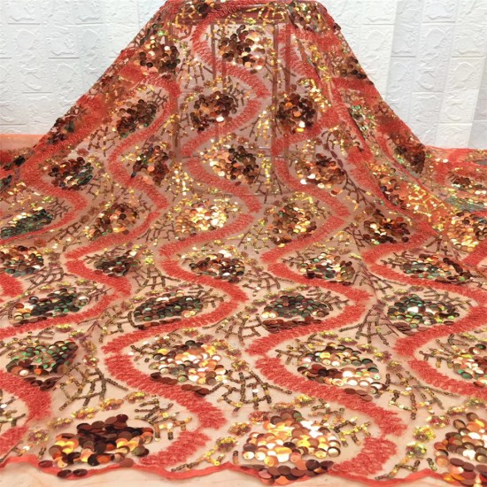 Luxury Sequins Lace Fabrics Emerald Purple Mesh Lace African Fabric Lace with Sequins for Women Wedding Party Dress Luxury Sequins Lace Fabrics Emerald Purple Mesh Lace African Fabric Lace with Sequins for Women Wedding Party Dress