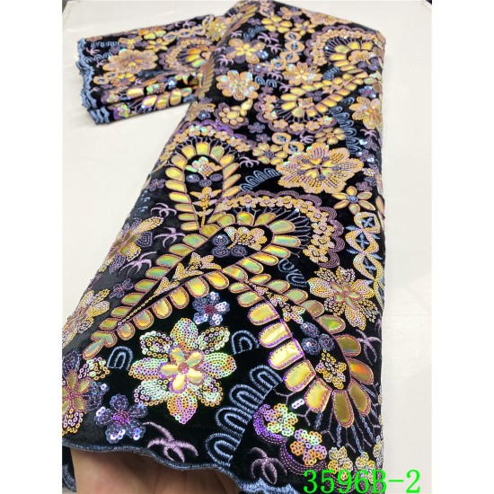 Latest Sequins Lace Fabric African Velvet Lace Fabric High Quality Nigerian French Mesh Net Lace Fabric for Wedding APW3596B Latest Sequins Lace Fabric African Velvet Lace Fabric High Quality Nigerian French Mesh Net Lace Fabric for Wedding APW3596B