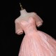 Party Dress Pink Quinceanera Dresses Classic Puff Sleeve Luxury Lace Ball Gown Elegant Pearl Beaded Prom Dress Party Dress Pink Quinceanera Dresses Classic Puff Sleeve Luxury Lace Ball Gown Elegant Pearl Beaded Prom Dress