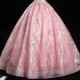 Party Dress Pink Quinceanera Dresses Classic Puff Sleeve Luxury Lace Ball Gown Elegant Pearl Beaded Prom Dress Party Dress Pink Quinceanera Dresses Classic Puff Sleeve Luxury Lace Ball Gown Elegant Pearl Beaded Prom Dress