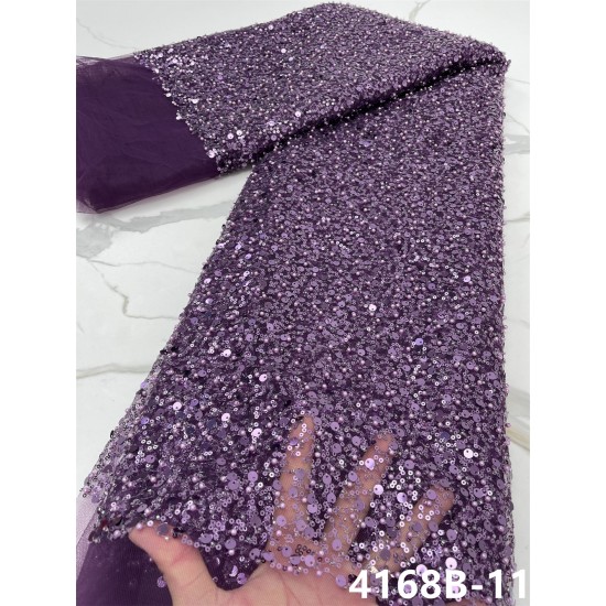 NI.AI African Black Lace Fabrics Nigerian Mesh Lace Fabric With Sequins 2021 High Quality French Tulle Beads Lace Fabric NI.AI African Black Lace Fabrics Nigerian Mesh Lace Fabric With Sequins 2021 High Quality French Tulle Beads Lace Fabric