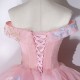 Pink Quinceanera Dresses 2021 Party Dress Off The Shoulder Luxury Lace Prom Dress Classic Ball Gown Customize Vestidos Pink Quinceanera Dresses 2021 Party Dress Off The Shoulder Luxury Lace Prom Dress Classic Ball Gown Customize Vestidos