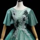 Green Quinceanera Dress 2021 Short Bat Sleeve Party Dress Luxury Lace Ball Gown Vintage Homecoming Dresses Vestidos Green Quinceanera Dress 2021 Short Bat Sleeve Party Dress Luxury Lace Ball Gown Vintage Homecoming Dresses Vestidos