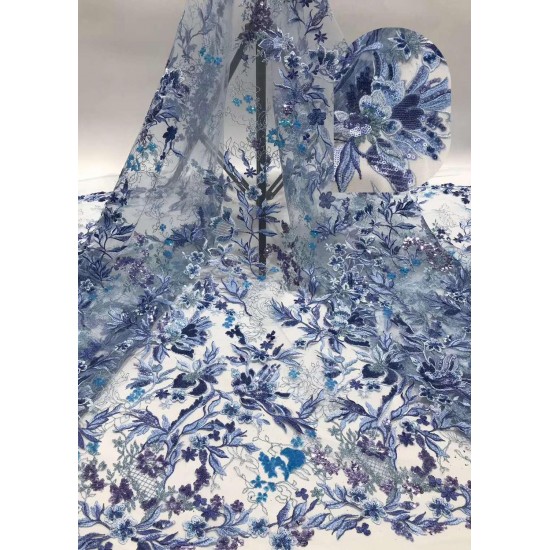 The latest high-quality sequin fabric sequin embroidery French mesh tulle Nigeria lace fabric is design wedding/party dresses The latest high-quality sequin fabric sequin embroidery French mesh tulle Nigeria lace fabric is design wedding/party dresses