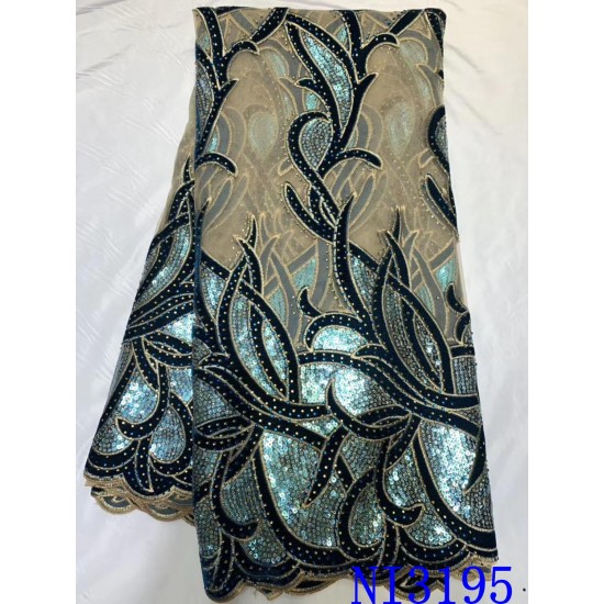 High Quality Mess Lace Materials Sequence Lace Fabric African Tulle Lace Fabric with Sequins Fabrics Nigerian Wedding Party High Quality Mess Lace Materials Sequence Lace Fabric African Tulle Lace Fabric with Sequins Fabrics Nigerian Wedding Party