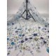 fashionable tulle embroidery french net lace fabric Cyndi-61.6820 with beads for party dress fashionable tulle embroidery french net lace fabric Cyndi-61.6820 with beads for party dress