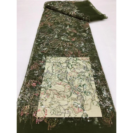 Sparkly Sequins Tulle Lace Latest African Fabric Nigerian French Material With Shinny for Party or Fashion Dress Sparkly Sequins Tulle Lace Latest African Fabric Nigerian French Material With Shinny for Party or Fashion Dress