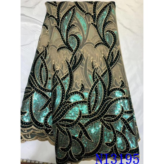 High Quality Mess Lace Materials Sequence Lace Fabric African Tulle Lace Fabric with Sequins Fabrics Nigerian Wedding Party High Quality Mess Lace Materials Sequence Lace Fabric African Tulle Lace Fabric with Sequins Fabrics Nigerian Wedding Party