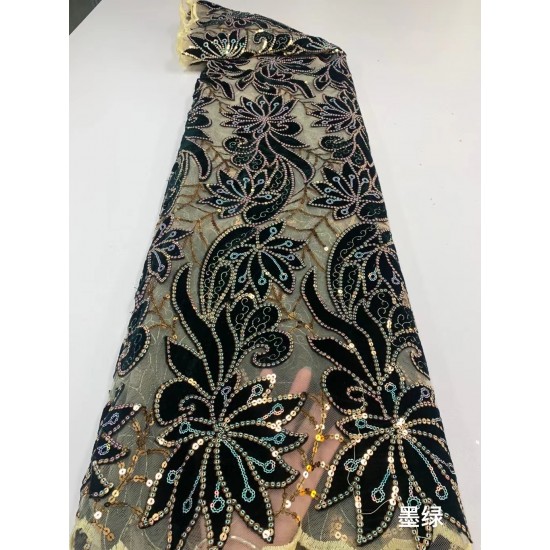 Gold Sequence Embroidery Swiss Voile Organza African French Net Velvet Lace High Quality Mesh Tulle Sequins Fabric Wedding Gold Sequence Embroidery Swiss Voile Organza African French Net Velvet Lace High Quality Mesh Tulle Sequins Fabric Wedding