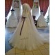 Imported China Cheap Wedding Dress Purple Sash Plus Size Wedding Gowns Lace Puffy Floor Length Bride Dresses Vestido Branco Imported China Cheap Wedding Dress Purple Sash Plus Size Wedding Gowns Lace Puffy Floor Length Bride Dresses Vestido Branco