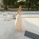 Lace Wedding Dress Princess V-cut 3D Appliques Beach Boho Mother Daughter Clothing Sleeveless Wedding Dress After Lace Wedding Dress Princess V-cut 3D Appliques Beach Boho Mother Daughter Clothing Sleeveless Wedding Dress After