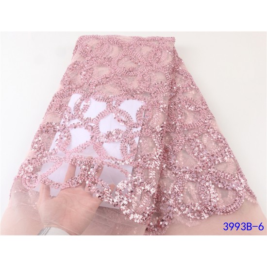 NI.AI NEW High Quality 2021 Tulle sequins French Nigerian Lace Fabrics Pearls Embroidered Gold African Lace Fabric 3993B NI.AI NEW High Quality 2021 Tulle sequins French Nigerian Lace Fabrics Pearls Embroidered Gold African Lace Fabric 3993B
