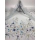 fashionable tulle embroidery french net lace fabric Cyndi-61.6820 with beads for party dress fashionable tulle embroidery french net lace fabric Cyndi-61.6820 with beads for party dress