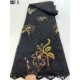 HFX black Sequin African Lace 5 Yards French Net Luxury Embroidery Nigerian Celebration Elegant Inspired Fabric 2021 dress HFX black Sequin African Lace 5 Yards French Net Luxury Embroidery Nigerian Celebration Elegant Inspired Fabric 2021 dress