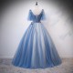 Fashion V-neck Quinceanera Dresses Vestidos Quinceanera 2021 Tulle Lace Appliques Flower Princess Gowns For Graduation Party Fashion V-neck Quinceanera Dresses Vestidos Quinceanera 2021 Tulle Lace Appliques Flower Princess Gowns For Graduation Party
