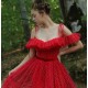 Evening Dresses With Dot Off The Shoulder A Line Simple Fairy Prom Dress Party Wear Custom Made Formal Gowns Robe De Soiree Evening Dresses With Dot Off The Shoulder A Line Simple Fairy Prom Dress Party Wear Custom Made Formal Gowns Robe De Soiree