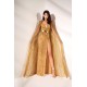 Luxury Gold Evening Dress with Wrap 2020 Beading Sequins Mermaid Prom Party Gowns High Split Custom Made Robe De Soirée Luxury Gold Evening Dress with Wrap 2020 Beading Sequins Mermaid Prom Party Gowns High Split Custom Made Robe De Soirée
