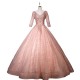 Bling Bling Pink Quinceanera Dresses Party Dress Elegant V-neck Lxuury Lace Ball Gown Classic Vestidos Customize Color Bling Bling Pink Quinceanera Dresses Party Dress Elegant V-neck Lxuury Lace Ball Gown Classic Vestidos Customize Color