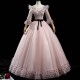 Long Sleeve Quinceanera Dress 2021 Luxury Pink Polka Dots And Feathers Party Dress Sweet Ball Gown Plus Customize Vestidos Long Sleeve Quinceanera Dress 2021 Luxury Pink Polka Dots And Feathers Party Dress Sweet Ball Gown Plus Customize Vestidos