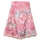 NI.AI Sequins Tissue lace Fabric Emerald Pink Color 2021 African Mesh Wedding Good Price for Dress 4166B NI.AI Sequins Tissue lace Fabric Emerald Pink Color 2021 African Mesh Wedding Good Price for Dress 4166B