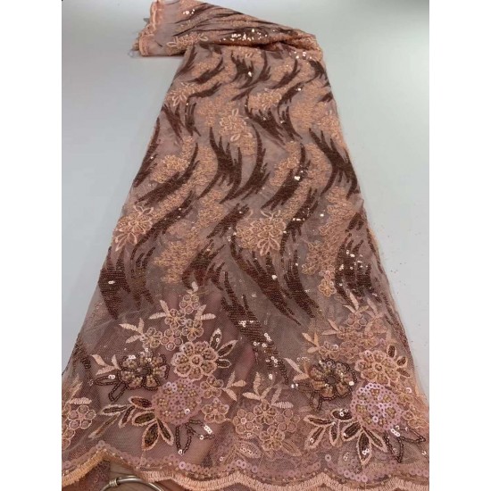 New African lace fabric 2021 high quality Gold Line lace fabric Latest French Cord lace fabric with Sequins for Wedding New African lace fabric 2021 high quality Gold Line lace fabric Latest French Cord lace fabric with Sequins for Wedding