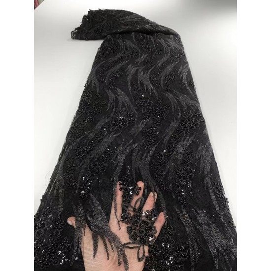 African Lace Fabric With Sequins white 2021 French Lace Fabric Embroidery Nigerian Tulle Lace For Party Dress African Lace Fabric With Sequins white 2021 French Lace Fabric Embroidery Nigerian Tulle Lace For Party Dress