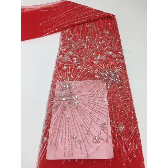 (5yards/pc) High quality gradient purple African party tulle lace with tube beads and sequins embroidery French net lace (5yards/pc) High quality gradient purple African party tulle lace with tube beads and sequins embroidery French net lace
