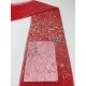 (5yards/pc) High quality gradient purple African party tulle lace with tube beads and sequins embroidery French net lace (5yards/pc) High quality gradient purple African party tulle lace with tube beads and sequins embroidery French net lace