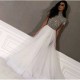 New Arrival High Neck White Evening Dresses Long Dubai Arabic Prom Gowns Silver Beading Formal Dress Party robe de soiree New Arrival High Neck White Evening Dresses Long Dubai Arabic Prom Gowns Silver Beading Formal Dress Party robe de soiree