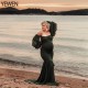 Elegant Woman Stretchy Fabric Evening Dress Long Puffy Sleeves Maternity Gown for Baby Shower Photography Dresses YEWEN Elegant Woman Stretchy Fabric Evening Dress Long Puffy Sleeves Maternity Gown for Baby Shower Photography Dresses YEWEN