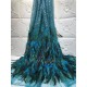 French net Lace with glued gilliter with feather African Tulle embroidered Lace shining glued gilitter for nice dress French net Lace with glued gilliter with feather African Tulle embroidered Lace shining glued gilitter for nice dress