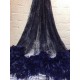 (5yards/pc) High quality green sequins French net lace fabric with feathers luxury African party tulle lace FXZ027 (5yards/pc) High quality green sequins French net lace fabric with feathers luxury African party tulle lace FXZ027