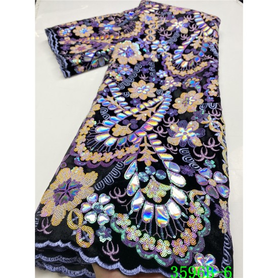 Latest Sequins Lace Fabric African Velvet Lace Fabric High Quality Nigerian French Mesh Net Lace Fabric for Wedding APW3596B Latest Sequins Lace Fabric African Velvet Lace Fabric High Quality Nigerian French Mesh Net Lace Fabric for Wedding APW3596B