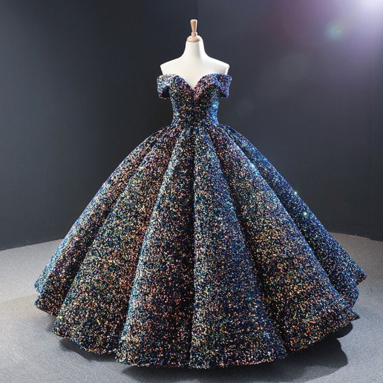 Off Shoulder Ball Gown Bling Bling Prom Dresses Middle East Dubai Lace Up Corset Evening Party Gowns Special Occasion Wear Off Shoulder Ball Gown Bling Bling Prom Dresses Middle East Dubai Lace Up Corset Evening Party Gowns Special Occasion Wear