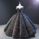 Off Shoulder Ball Gown Bling Bling Prom Dresses Middle East Dubai Lace Up Corset Evening Party Gowns Special Occasion Wear Off Shoulder Ball Gown Bling Bling Prom Dresses Middle East Dubai Lace Up Corset Evening Party Gowns Special Occasion Wear
