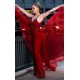 Red Jumpsuits Prom Dresses With Detachable Train Spaghetti V Neck Arabic Lace Sequined Evening Gowns Formal Party Red Jumpsuits Prom Dresses With Detachable Train Spaghetti V Neck Arabic Lace Sequined Evening Gowns Formal Party