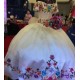 White Embroidered Quinceanera Dress Mexican Theme Vestidos De Novia Sweet 15 Dress Prom Dress Graduation Party Gowns White Embroidered Quinceanera Dress Mexican Theme Vestidos De Novia Sweet 15 Dress Prom Dress Graduation Party Gowns