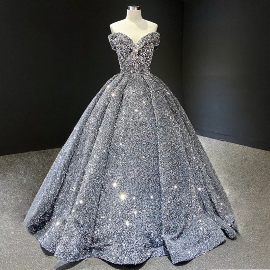 Off Shoulder Ball Gown Bling Bling Prom Dresses Middle East Dubai Lace Up Corset Evening Party Gowns Special Occasion Wear Off Shoulder Ball Gown Bling Bling Prom Dresses Middle East Dubai Lace Up Corset Evening Party Gowns Special Occasion Wear
