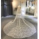 2019 Luxury Long lace veil wedding veil sparkling bridal veil 3*4 sizes 2019 Luxury Long lace veil wedding veil sparkling bridal veil 3*4 sizes