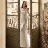 Mermaid Wedding Dresses Long Sleeve Satin Detachable Train 2 In 1 Handmade Beads Wedding Gowns Back Lace Up Tailor-Made